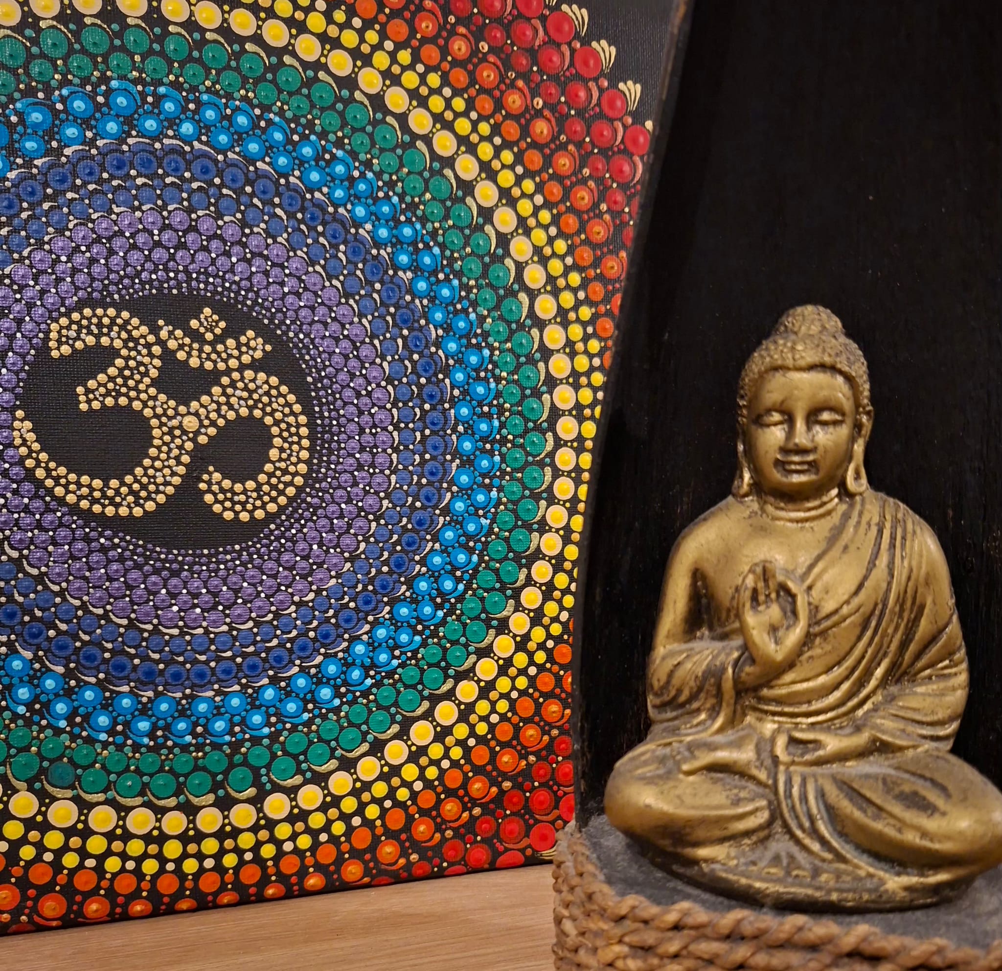 Chakra colors with Om image 2